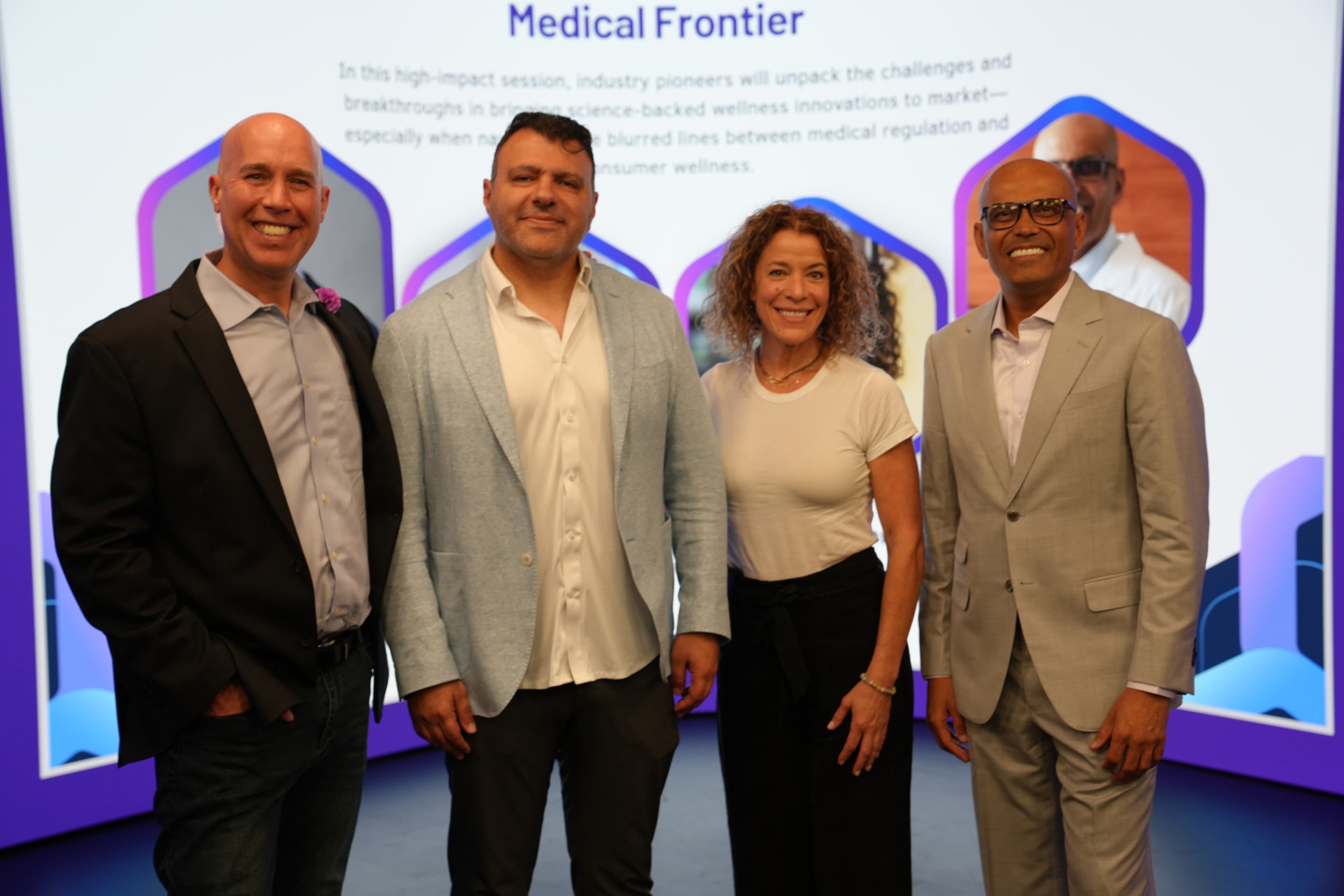 Panelists at wellness session