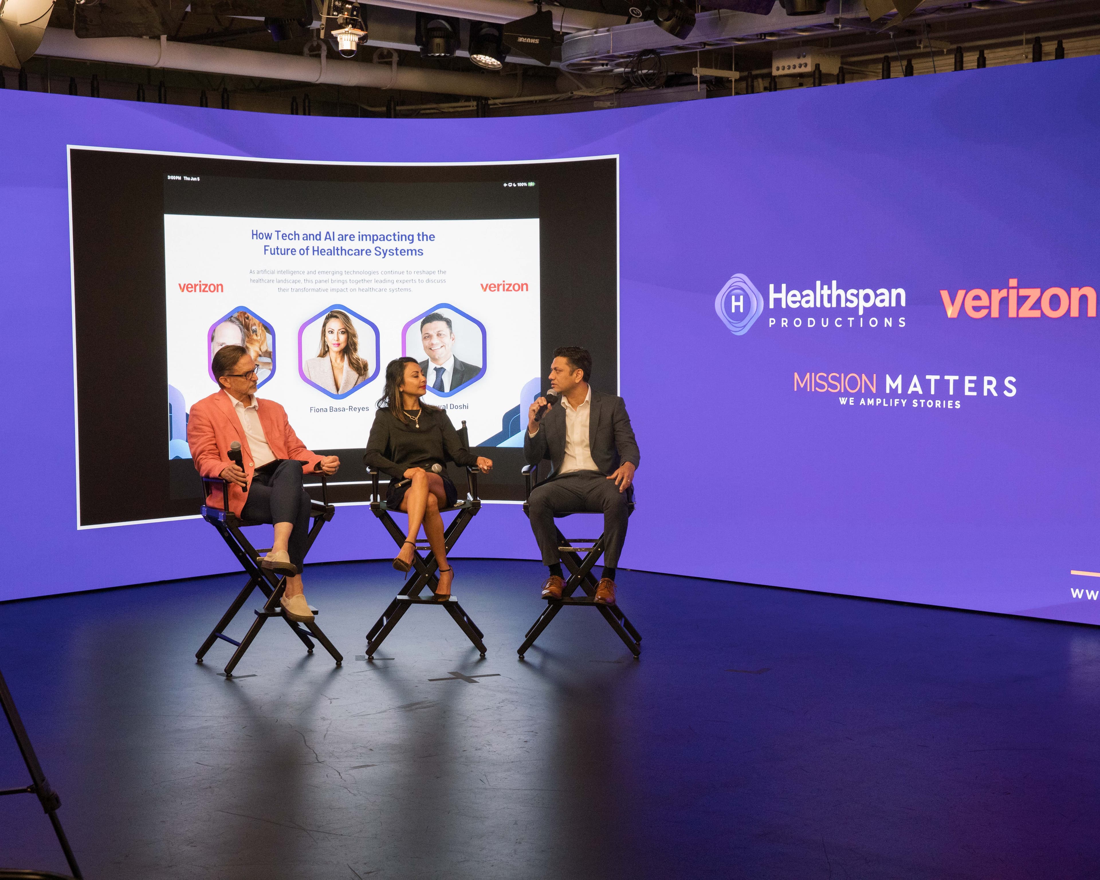 Panel discussion on stage